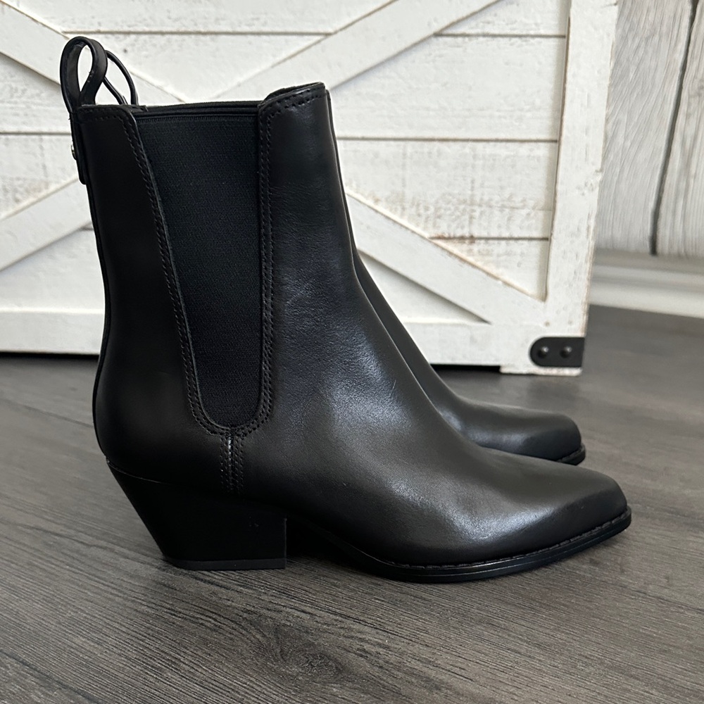 Michael Kors Sleek Black Ankle Booties - Picture 3 of 6